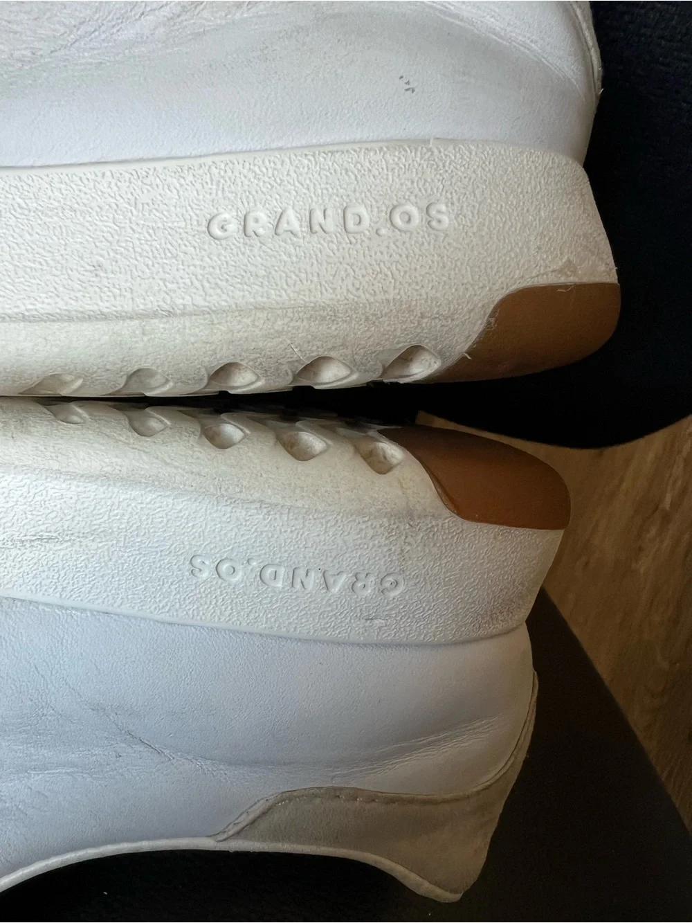 Men’s Cole Haan White Leather Lace-Up Sneakers GrandSeries EUC